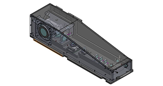 2D,3Dのレーザ加工開発機用ガルバノヘッド